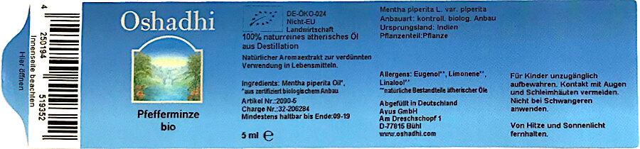 ätherische Öle Qualität