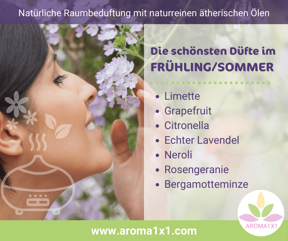 ätherische Öle Frühling Sommer