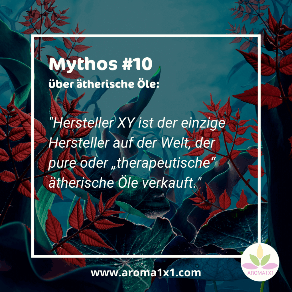 ätherische Öle mit therapeutischer Qualität