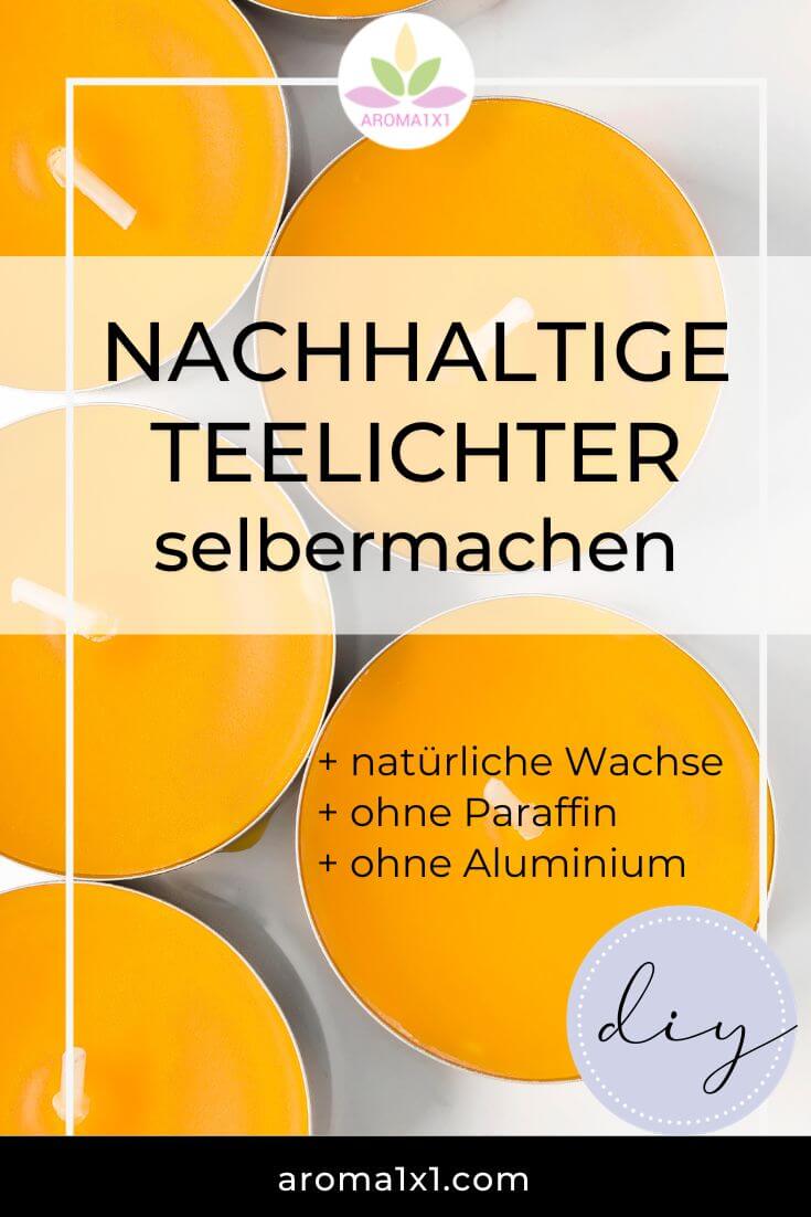 nachhaltige Teelichter selbermachen