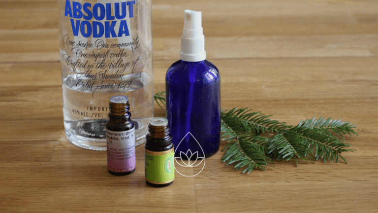 WEIHNACHTLICHEN RAUMSPRAY MIT WEISSTANNENÖL EINFACH SELBERMACHEN